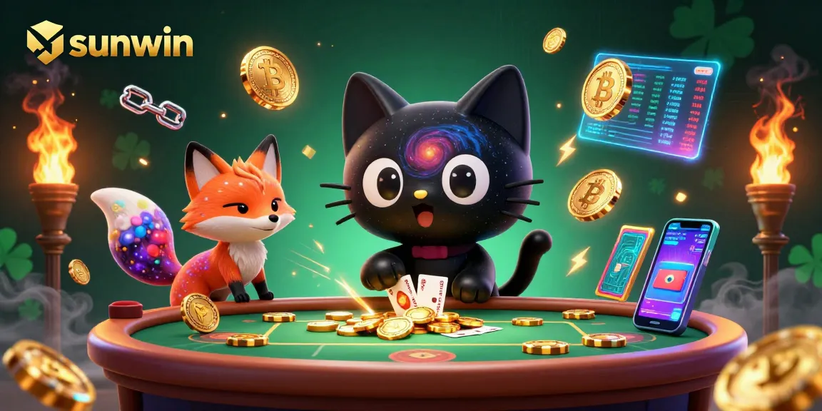 Experience sunwin with engaging gameplay at a vibrant cosmic casino, featuring dynamic 3D elements.