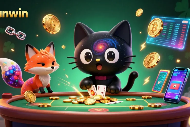 Experience sunwin with engaging gameplay at a vibrant cosmic casino, featuring dynamic 3D elements.