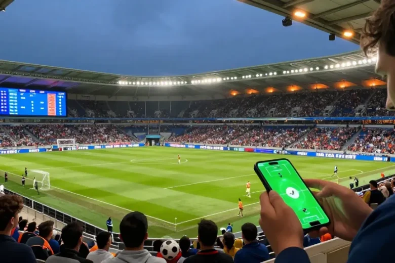CabongTv watch live football today featuring betting predictions, match odds, and sports analysis in an exciting stadium scene.
